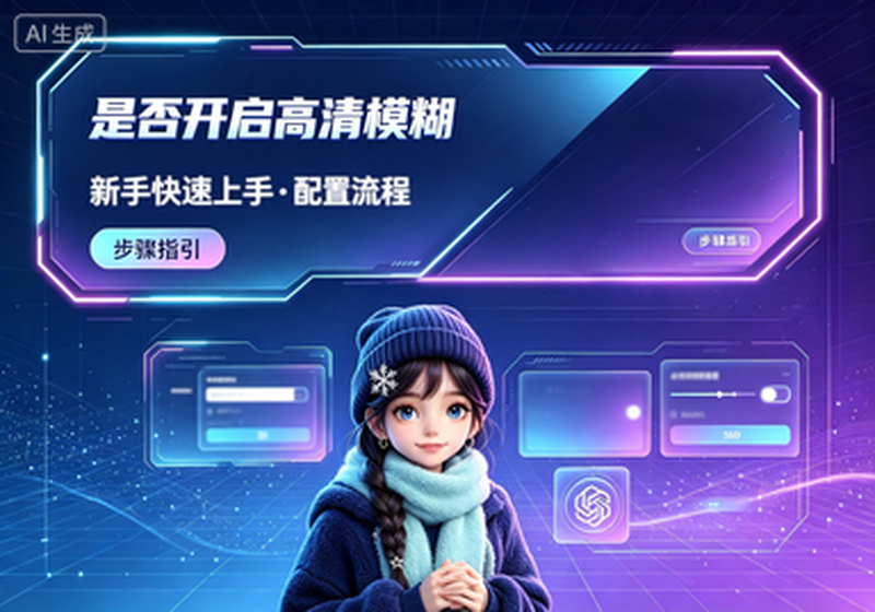 是否开启高清模糊