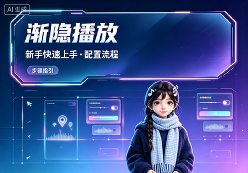 自动淡出音乐播放器-知集
