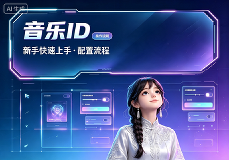 > Vela 主题设置 · 分区：**播放配置** · 上级分区：base · 选项 ID：`music_id` · 类型：`text`-知集