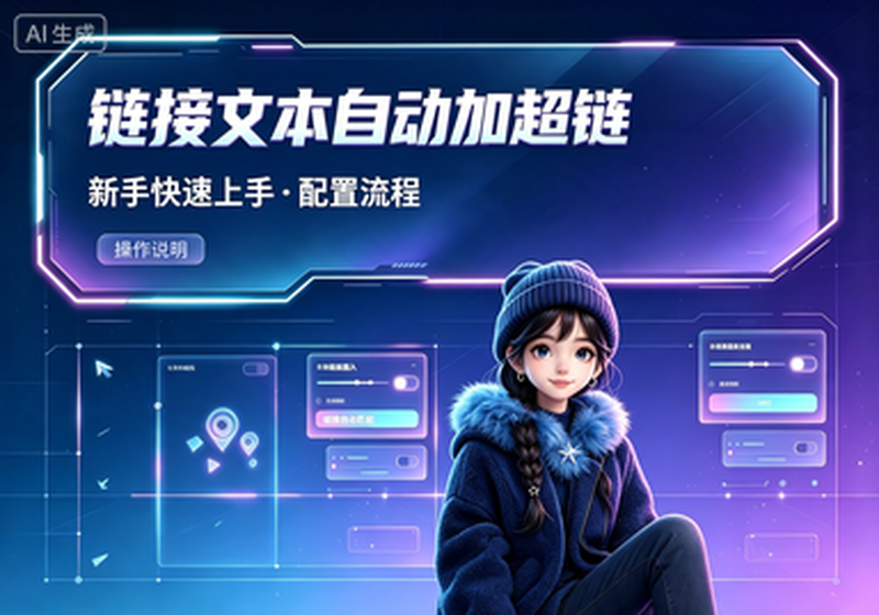 链接文本自动加超链-知集