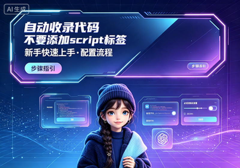 自动收录代码 不要添加script标签