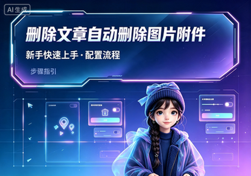 删除文章自动删除图片附件