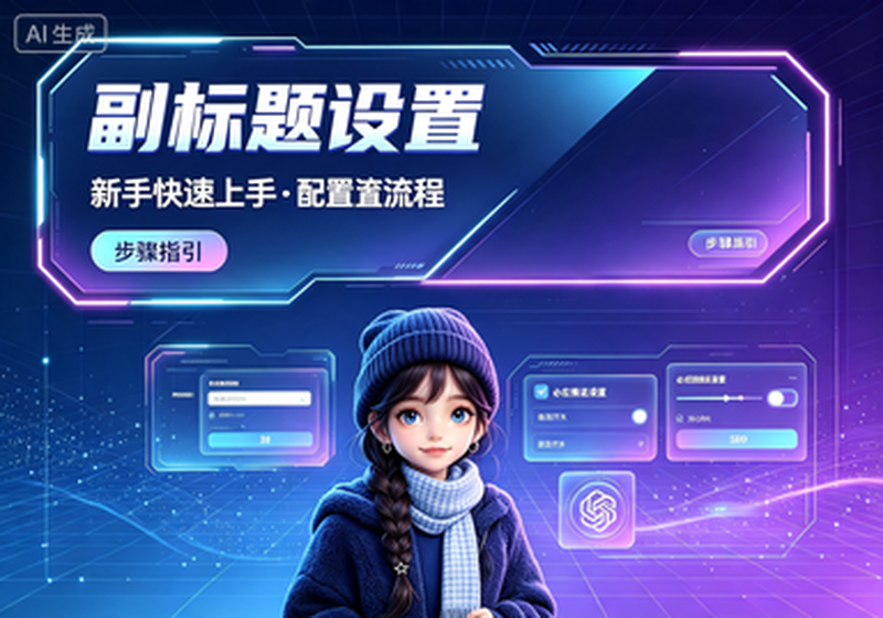 副标题设置