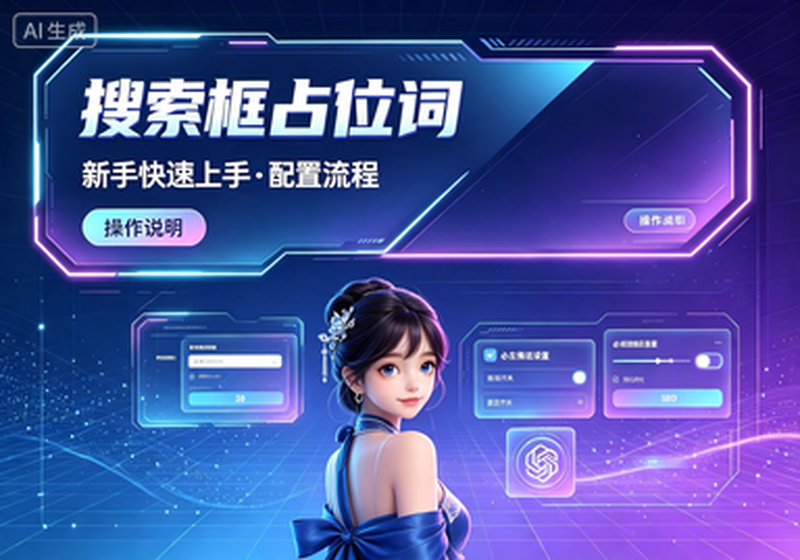 搜索框占位词