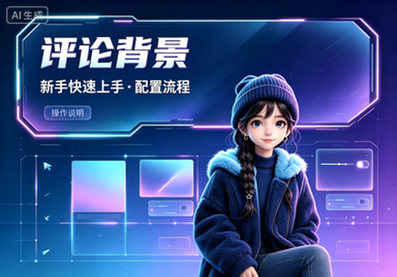 评论区背景图(蓝色款)-知集